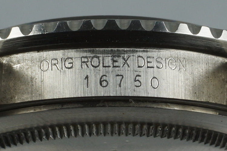 1986 Rolex GMT Master 16750