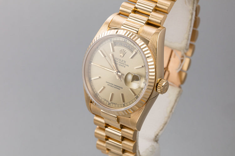1987 Rolex 18K YG Day-Date 18038