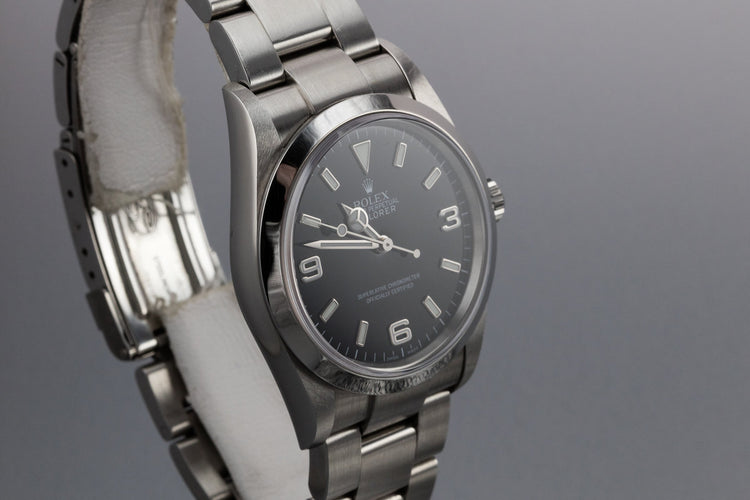 2003 Rolex Explorer 114270 with Box and Papers