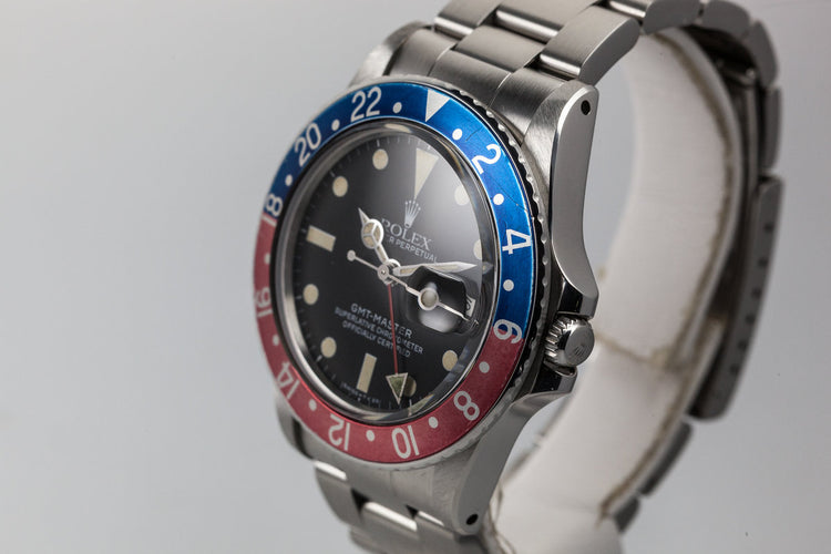 1981 Rolex GMT-Master 16750 Matte Dial with Box and Papers