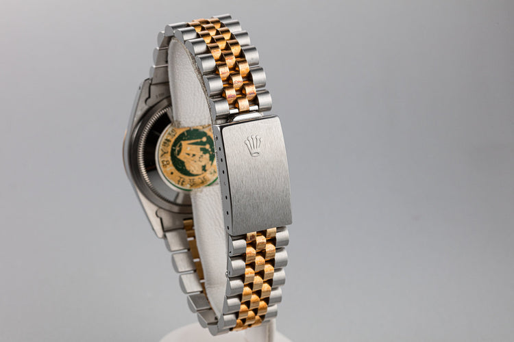 1991 Rolex Two-Tone DateJust 16233 Champagne Dial with Rosy Case Patina