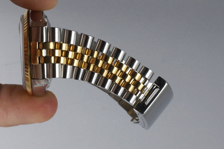 1991 Rolex Two Tone DateJust 16233 with Factory Champagne Diamond Dial