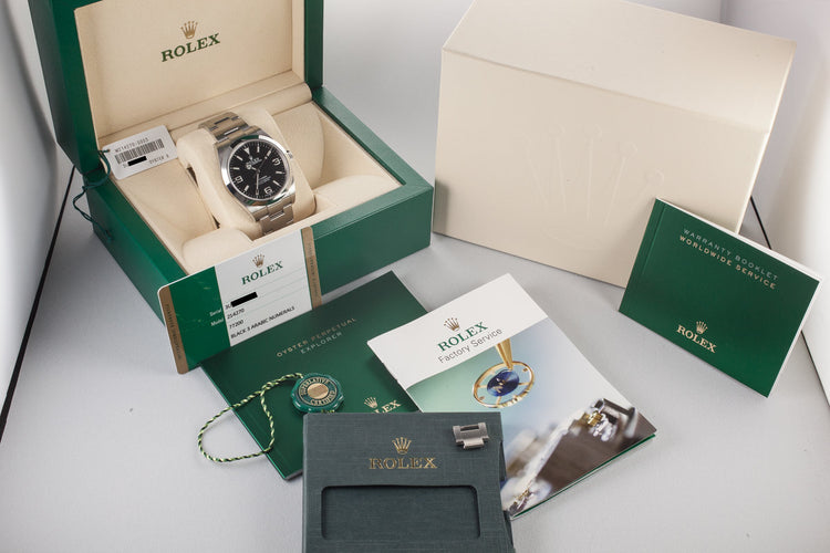 2016 Mint Rolex Explorer 214270 with Box and Papers
