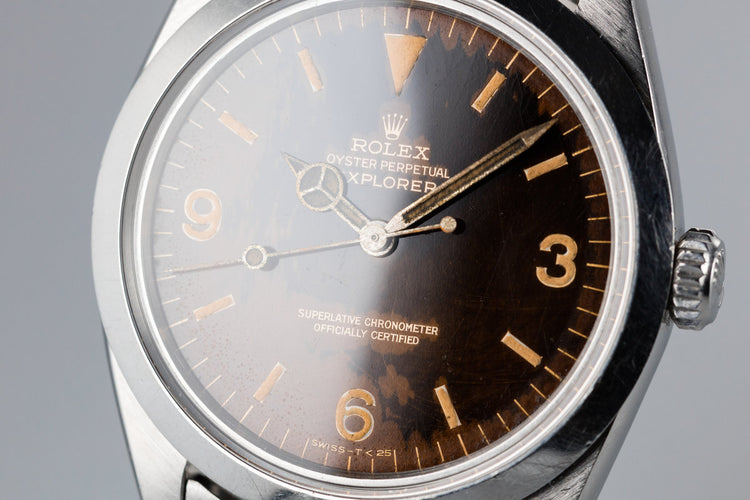 1966 Rolex Explorer I 1016 with Tropical Gilt Dial