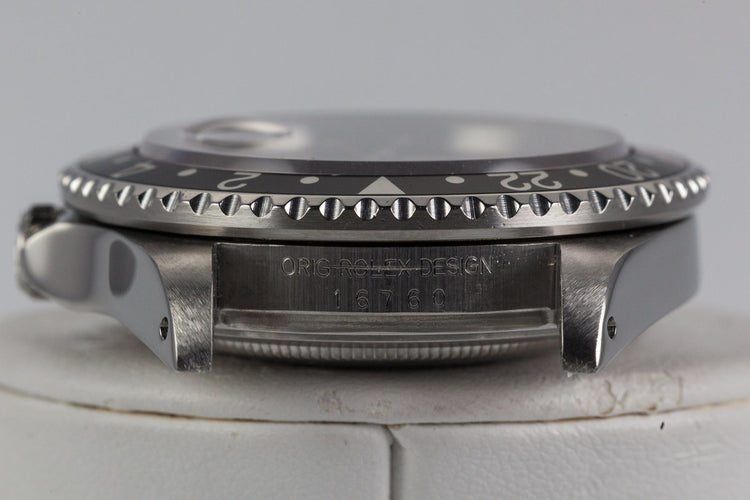 1985 Rolex Mens 16760 Fat Lady GMT-Master II