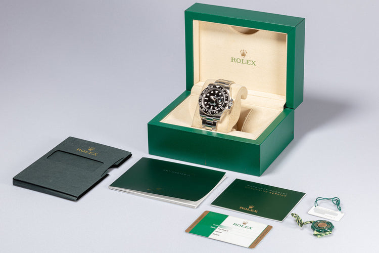 2016 Rolex GMT-Master II 116710LN Black Bezel with Box and Card