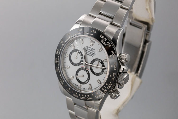 2016 Rolex Daytona 116500LN White Dial with Box and Papers