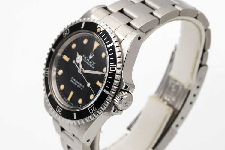 1988 Rolex Submariner 5513 Unpolished