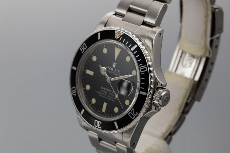 1981 Rolex Submariner 16800 Matte Dial
