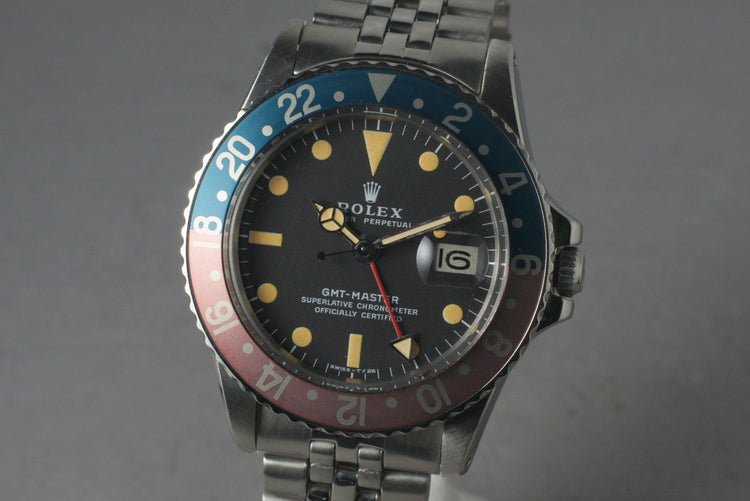 1972 Rolex GMT 1675 with Racing Strip Box