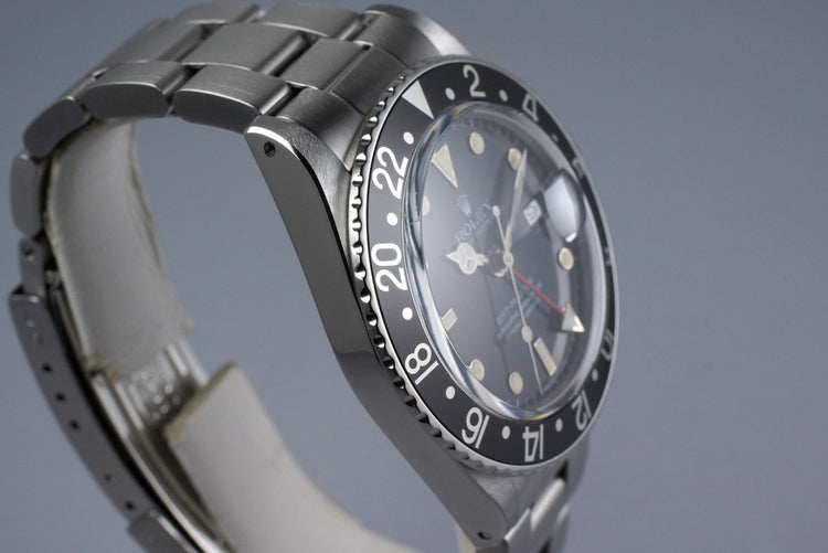1984 Rolex GMT 16750 No-Date Dial
