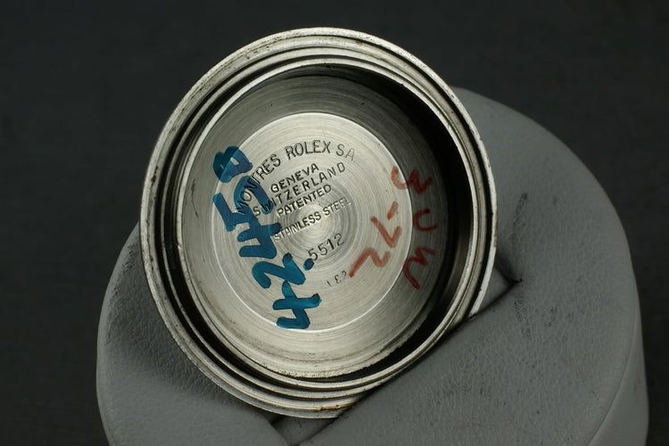 Rolex Submariner 5512 PCG with beautiful 4 line 2 color chapter ring