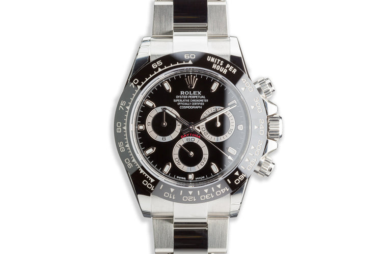 2020 Rolex Daytona 116500LN Black Dial with Box and Card