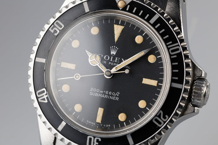 1966 Rolex Submariner 5513 with Meters First Dial