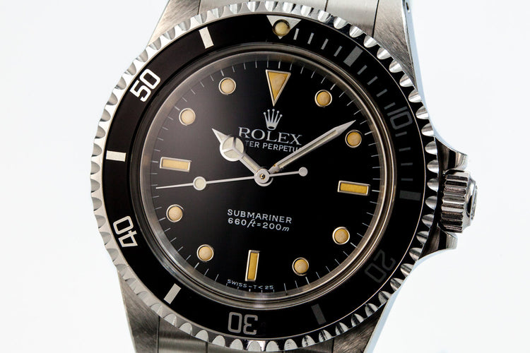 1988 Rolex Submariner 5513 Unpolished
