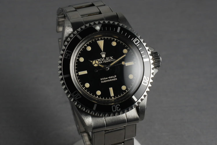 1963 Rolex Submariner 5512 PCG with Glossy Chapter Ring Dial