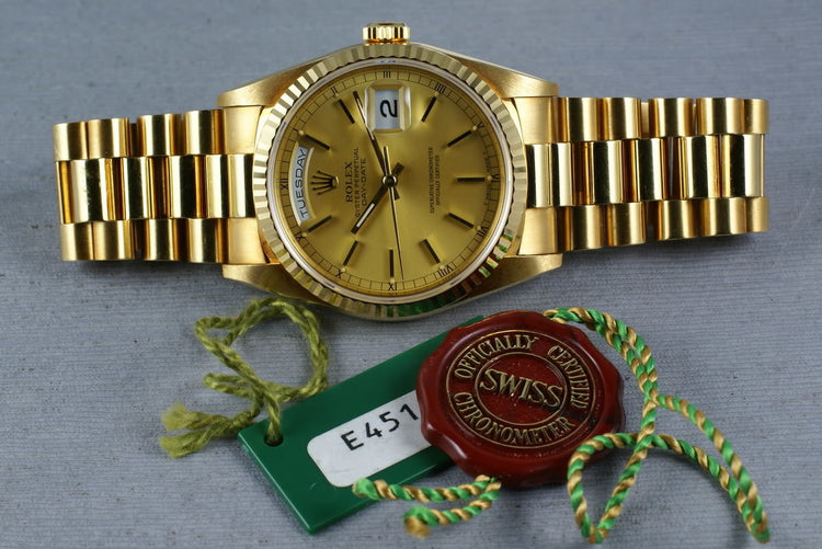 President 18238 Unpolished with an awesome rich rosy case patina