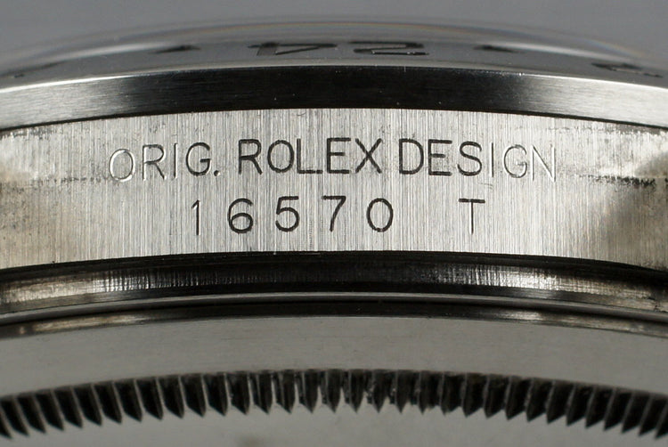 2003 Rolex Explorer II 16570 with Black Dial