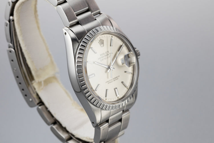 1981 Rolex DateJust 16030 Silver Dial