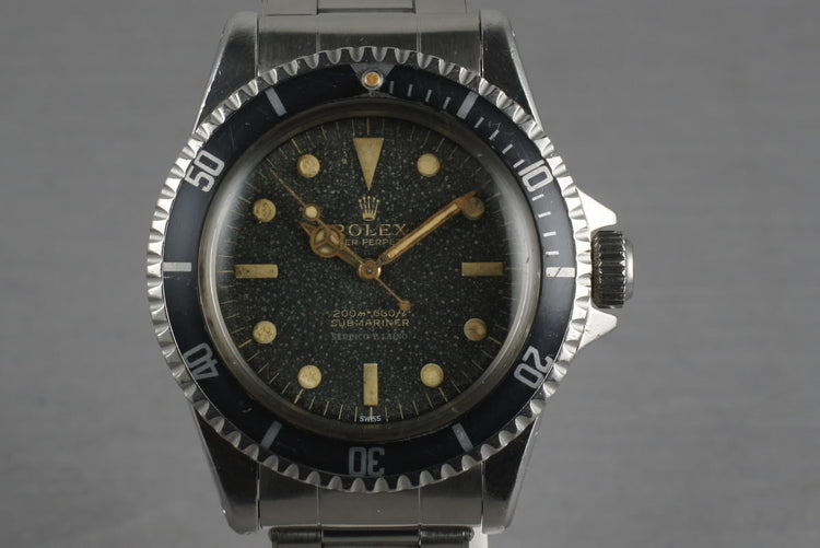1963 Rolex Submariner 5513 Early PCG SERPICO Y LAINO