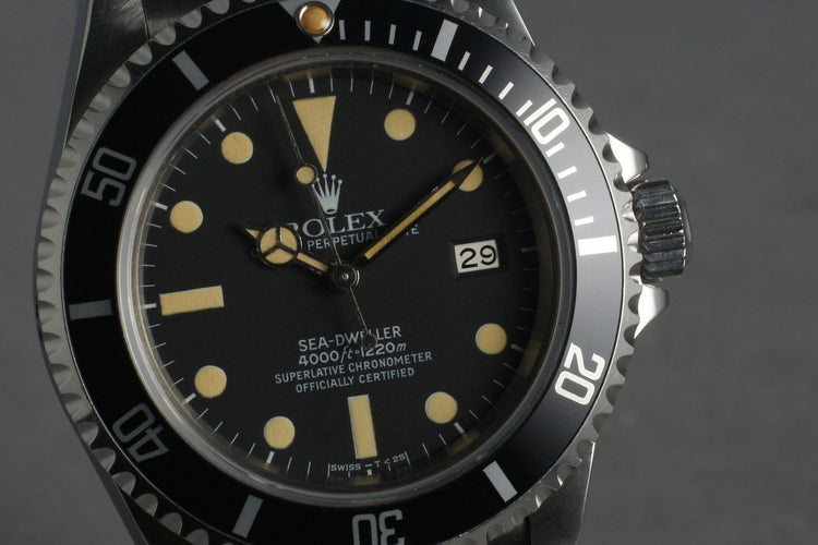 1980 Rolex Sea Dweller 16660 with Box and Papers