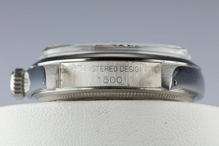 1972 Vintage Rolex Date 1500 Silver Dial