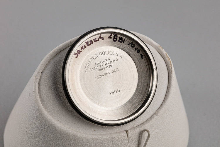 1978 Rolex DateJust 1603 Black Dial with Box and Papers