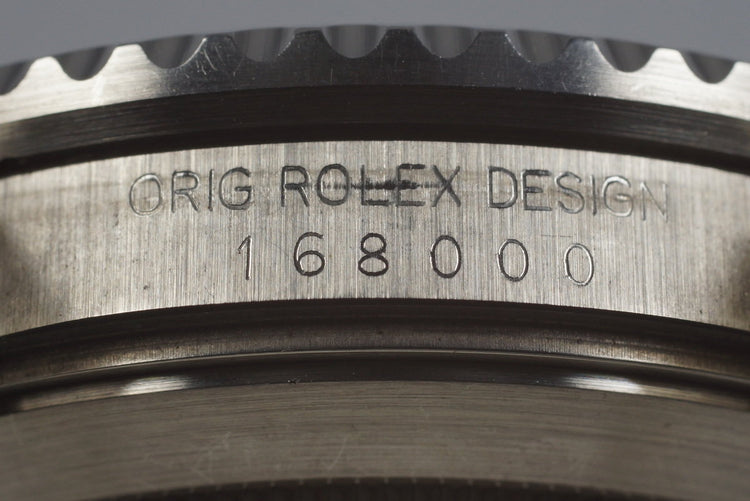 1987 Rolex Submariner 168000