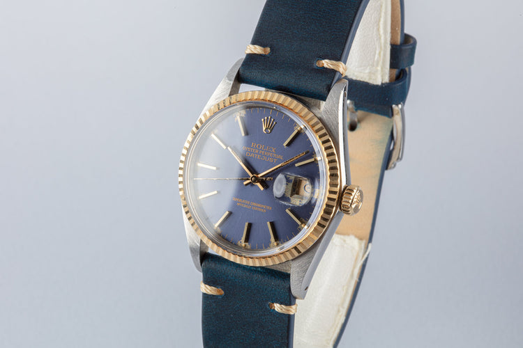 1984 Rolex Two-Tone DateJust 16013 Blue Dial