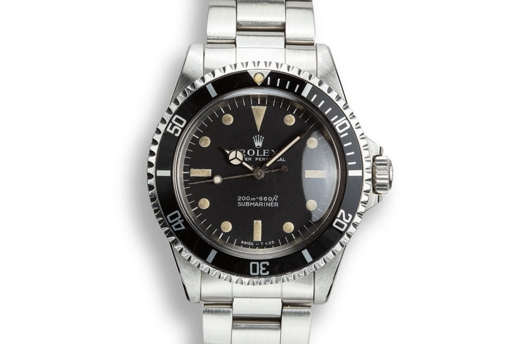 1966 Rolex Submariner 5513 Meters First Dial