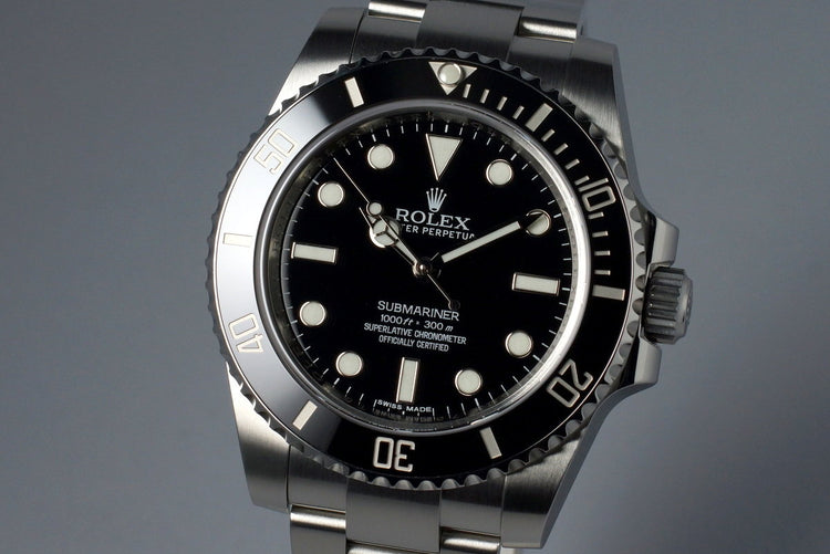 2015 Rolex Submariner 114060