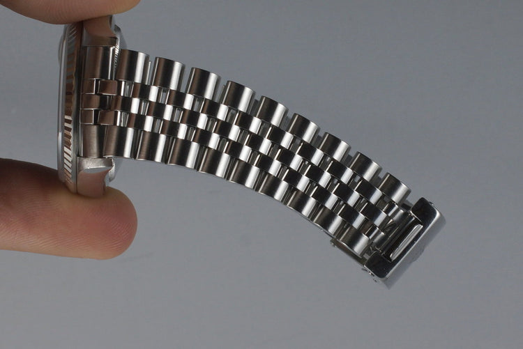 1999 Rolex DateJust 16234 with Factory Blue Diamond Dial