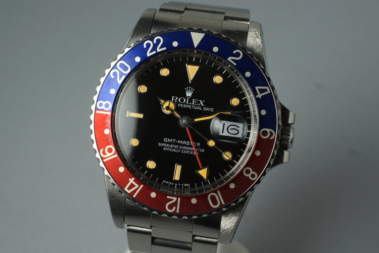 1986 Rolex GMT Master 16750
