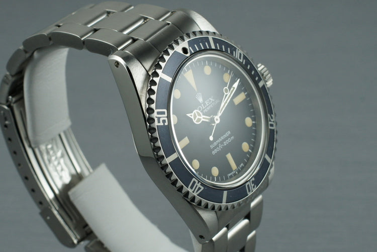 1979 Rolex Submariner 5513 Mark II Maxi Dial