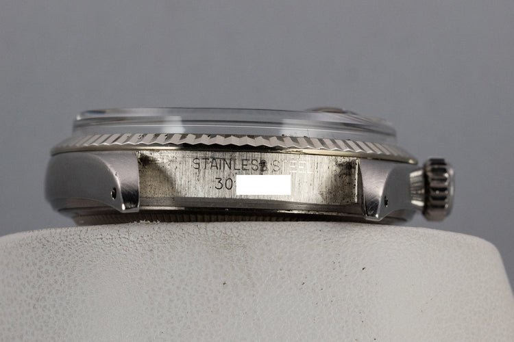 1971 Rolex DateJust 1601 with No Lume Linen Dial