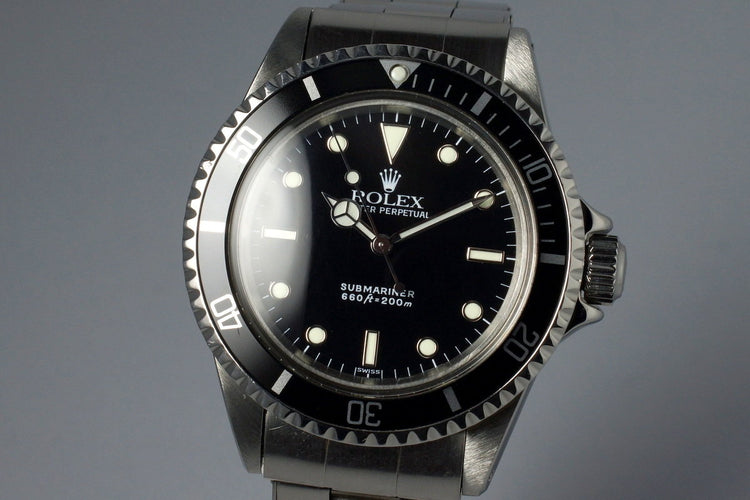 1967 Rolex Submariner 5513 Service Dial
