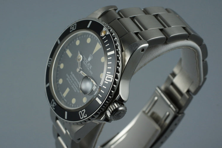 1984 Rolex Submariner 16800 with Box and Papers
