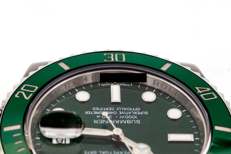 2013 Rolex Green Submariner 116610V with Box and Papers