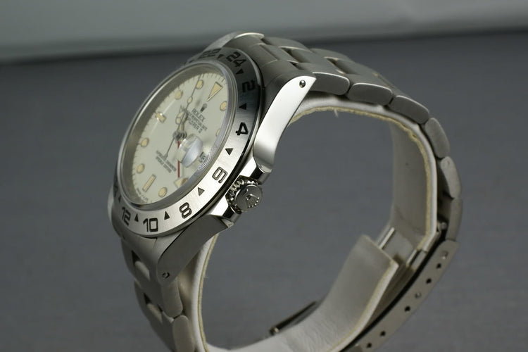 Rolex Explorer II 16550 Unpolished and Mint Cream Dial