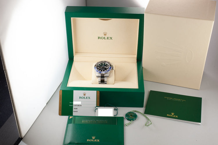 2019 Rolex GMT-Master II 116710BLNR with Box and Papers