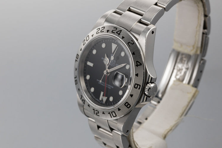 2001 Rolex Explorer II 16570 with Box and Papers