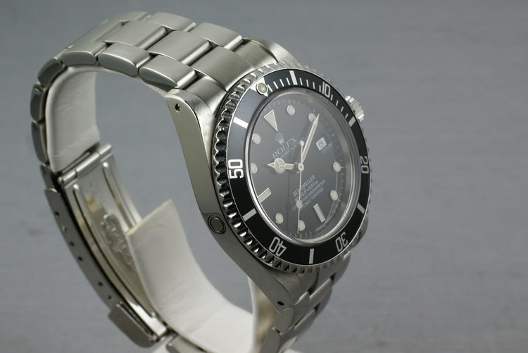 Rolex Sea Dweller 16600 with Box and Guarantee Paper