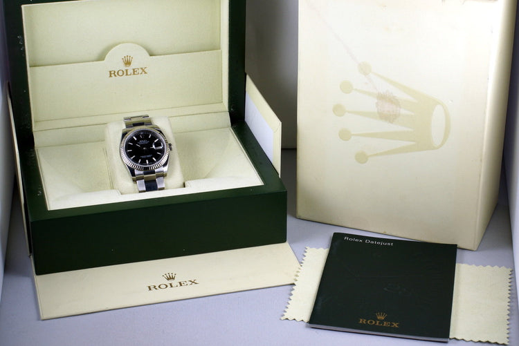 2006 Rolex DateJust 116234 Black Dial with Box