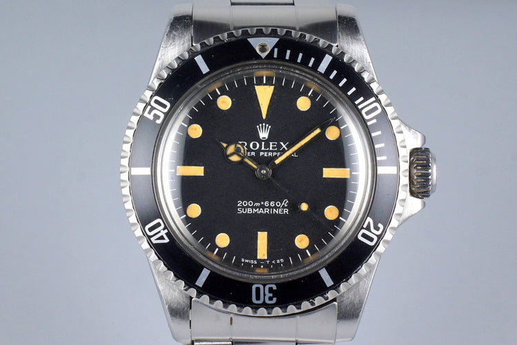 1966 Rolex Submariner 5513 Meters First Dial