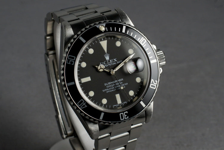 1982 Rolex Submariner 16800