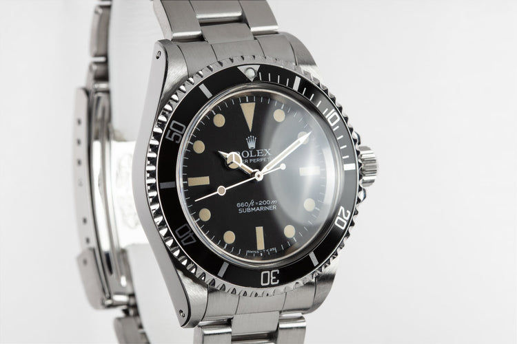 1977 Rolex Submariner 5513 with "Pre COMEX" Dial with Service Case