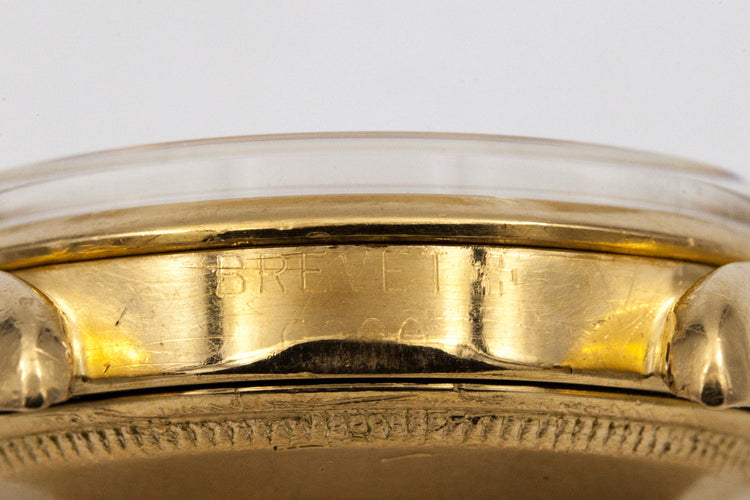 1954 Rolex Oyster Perpetual 6290 with Serpico Y Laino No Lume Waffle Dial