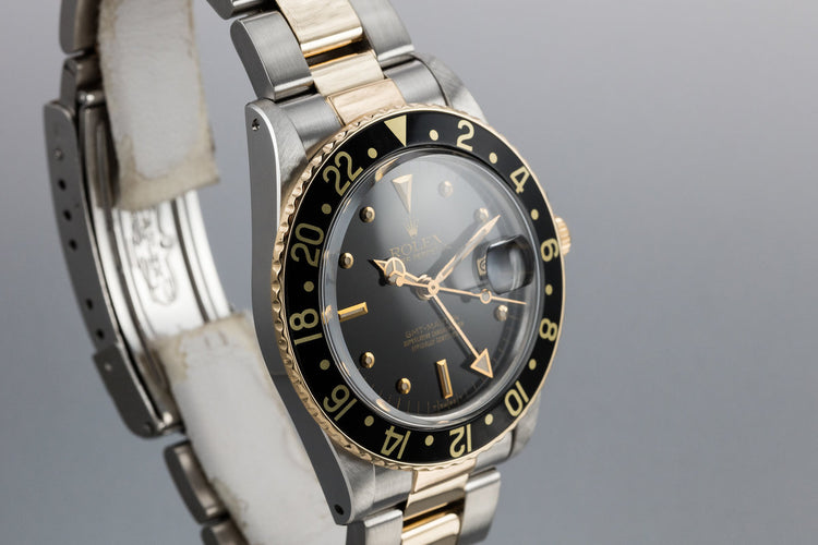 1979 Rolex Two-Tone GMT-Master 16753 Black Nipple Dial