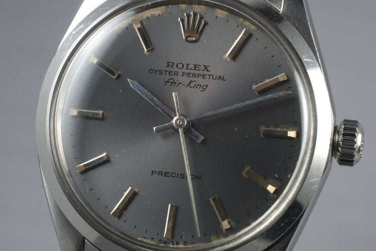 1969 Rolex Air-King 5500 Gray Dial