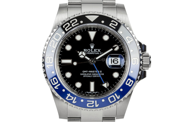 2017 Rolex GMT-Master 116710 BLNR "Batman" with Box and Papers